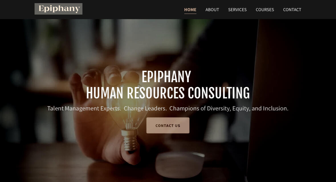 WEB DESIGN + DEVELOPMENT Epiphany HR Consulting